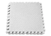 Татами мат EasyFit SwallowTail 4 шт (60х60х1 см) пазл ласточкин хвост белый
