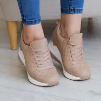 Сникеры женские Fashion Naples 3194 40 размер 25,5 см Бежевый