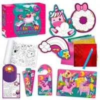 Набір для творчості з сюрпризами Vladi Toys Веселка, прикраси для волосся, розмальовки, маска. Multicolor (141588)