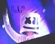 Маска Маршмеллоу RESTEQ, Светодиодная маска DJ Marshmello для костюмированных вечеринок и музыкальных мероприятий