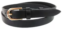 Черный женский кожаный ремень Skipper 1420-20