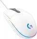 Мышь компьютерная безпроводная Logitech G102 Lightsync USB White L910-005824 белая