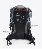 Наплічник Naturehike Rock 60+5 л NH19BP095 Black