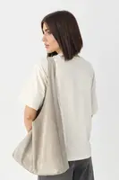 Футболка oversize з принтом 1990 - кремовий колір, ONE SIZE