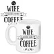 Кружка с принтом My wife is hotter than my coffee 330 мл (KR_20F004)