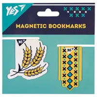 Закладка магнитная для книги YES Ukraine 708123 2 шт