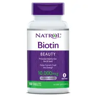Витамины и минералы Natrol Biotin 10000 mcg, 100 таблеток