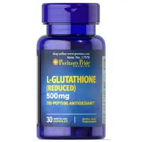 Натуральная добавка Puritan's Pride L-Glutathione 500 mg, 30 капсул