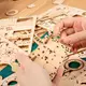 Конструктор Robotime Колесо обозрения 232 деталей. Деревянная 3D модель с музыкой 28*10*34 см