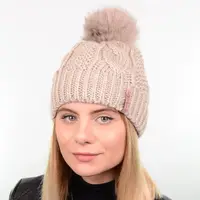 Шапка Nika 18091 бежевый