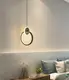 Люстра светодиодная подвесная LED светильник для квартиры на потолок лэд 26595 Черный 35-200х12х20 см.