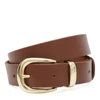 Женский кожаный ремень Borsa Leather 110g1genw147-l.brown