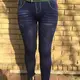 Теплые женские лосины с начесом "JuJube" в стиле джинсов Art-839 L-3XL 44-52