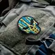 Набор шевронов 2 шт на липучке Череп Герб Украины 7,5х6 см вышитый патч нашивка шеврон
