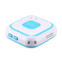 Персональний портативний GPS трекер для дітей з кнопкою SOS Badoo Security V28, блакитний