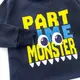 Утепленная пижама детская с монстриками Little Monster