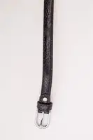 Чорний жіночий ремінь, з еко-шкіри, 196RL2010W15