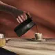 Гейзерная кофеварка 150 мл Alessi Ossidiana на 3 чашки черная