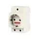 Розетка с заземлением на DIN-рейку 16A E-Next e.socket.pro.din.tms