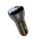 Адаптер автомобильный AceFast metal car charger with digital display B6 |1USB/1Type-C, 63W/6A, PD/QC|