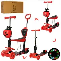 Самокат беговел I-Trike Maxi 5в1 JR3-026-R красный