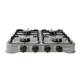 Плита газовая Grunhelm GGP-4444 8800 Вт серая