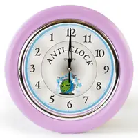 Годинник йде у зворотний бік Anti-clock (рожевий)