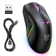 Мышь Onikuma Onikuma RGB Tri-Mode Gaming Mouse CW928 |2.4G/BT/Type-C, 800-12000DPI|