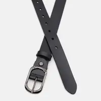 Женский кожаный ремень Borsa Leather CV1ZK-052wide-black