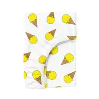 Простыня на резинке 90х200х20 ICECREAM YELLOW