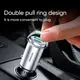 Адаптер автомобильный JOYROOM Mini dual-port ring-pull fast car charger C-A45 |1USB/1Type-c, QC/PD, 5A/20W|