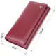 Практичный кошелек для женщин из натуральной кожи ST Leather 23098 Бордовый