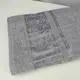 Полотенце банное махровое Febo Vip Cotton Botanik Турция 6383 серое 70х140 см