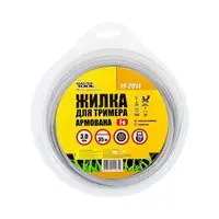 Жилка для тримера MASTERTOOL КОРД із сталевим сердечником, 3.00 мм, 35 м (19-2014)