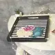 Поднос квадратный с дерева Квіти 30x30x4 см (PDN_19M009_BL)