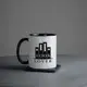 Кружка "Book lover", Черный, английский, Деревянная подарочная коробка с гравировкой, 330 мл