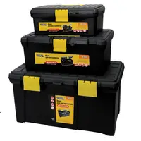 Ящики для инструментов MASTERTOOL комплект 3 шт, с пластиковыми замками, 12,5", 16", 19,5" (79-2000)