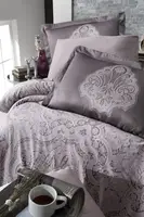 Півтораспальна Постільна Білизна First Choice Cotton Satin Milena Lilac 160х220см