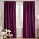 Комплект штор 2 шт 150х260 см, Soft Velvet Lux шторы, гардины, портьеры на шторной тесьме V-17 фуксия
