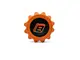 Массажный ролик EasyFit Solid Roller v.1.2s 33х13 см оранжевый