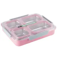 Ланч-бокс пищевой Kamille KM-2147RZ 1800 мл розовый