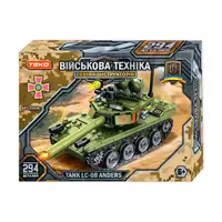 Конструктор Военная техника Teko 938 танк LC-08 Anders 294 детали. Camouflage (150745)