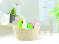Корзина вязка Ucsan Рlastik M-069-Ivori 9 л слоновая кость