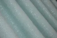 Шторная ткань лён однотонный. Цвет голубой. Код 1378ш