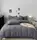 Постельное белье семейное Dushka Home Поликотон 21192 160х215х2 см темно-серое