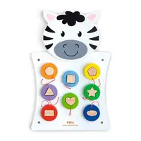 Бизиборд Viga Toys Зебра с фигурками 50681FSC