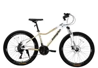 Велосипед Спортивный 26 дюймов Corso Integra NG-770 оборудование Shimano алюминиевая рама 15 дюймов 21 скорость. White and Gold (194580)