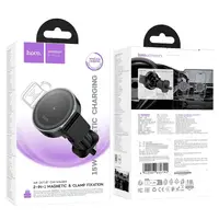 Тримач HOCO Power electric magnetic wireless fast charging car holder (air outlet) HW35 |15W|