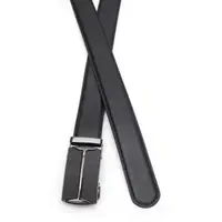 Чоловічий ремінь із натуральної шкіри V1GKX17-black