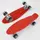 Скейт Пенни борд Best Board со светящимися PU колёсами Red (99981)